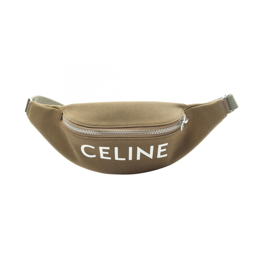 Celine Waist Bum Belt Bag Canvas Khaki #345868C86B